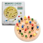 wooden memory chess